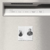 Wolfgang Amedeus Mozart en Ferdinando Paer Magneet (Insitu (Vaatwasser))