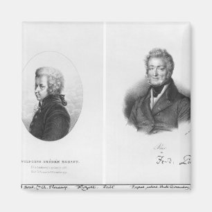 Wolfgang Amedeus Mozart en Ferdinando Paer Magneet