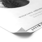 Wolfgang Amedeus Mozart en Ferdinando Paer Poster (Hoek)