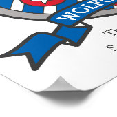 Wolfgang-jongens noemen heraldry shield poster (Hoek)