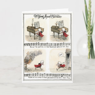 Wolfgang Mozart, de kaart van de Ster van het Kind