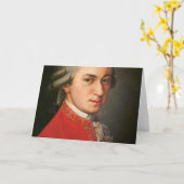 Wolfgang Mozart Kaart (Gele Bloem)