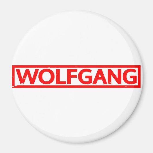 Wolfgang Stamp Magneet (Voorkant)