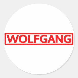 Wolfgang Stamp Ronde Sticker