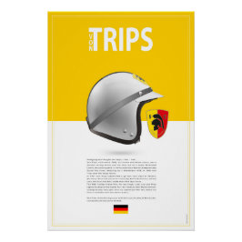 Wolfgang v. Trips Helmet Perfect Poster