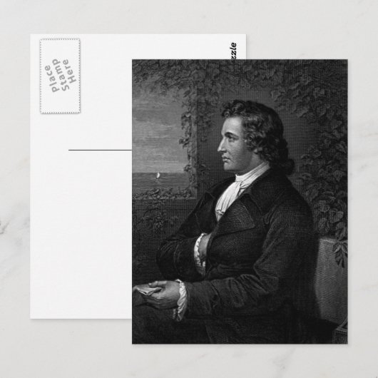 Wolfgang von Goethe Briefkaart (Voorkant / Achterkant)