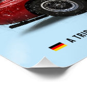 Wolfgang von Trips Tribute Ferrari 315S Perfect Poster (Hoek)