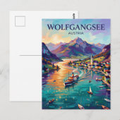 Wolfgangsee Oostenrijk Briefkaart (Voorkant / Achterkant)