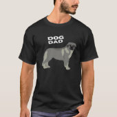 Wolfgray Estrela Mountain Dog Dad T-shirt (Voorkant)