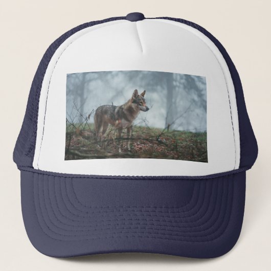 Wolfhond trucker pet (Voorkant)