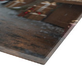 Wolfhound Dogs Christmas Snow Holiday Snijplank (Hoek)