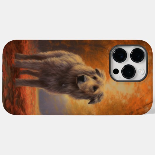 Wolfhound in Herfst laat Herfst inspireren Case-Mate iPhone Case (Achterkant (horizontaal))