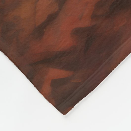 Wolfhound in Herfst laat Herfst inspireren Fleece Deken (Hoek)