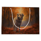 Wolfhound in Herfst laat Herfst inspireren Groot Cadeauzakje (Achterkant)