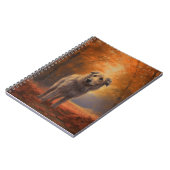 Wolfhound in Herfst laat Herfst inspireren Notitieboek (Linkerzijde)