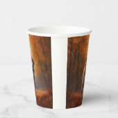 Wolfhound in Herfst laat Herfst inspireren Papieren Bekers (Rechts)