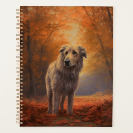 Wolfhound in Herfst laat Herfst inspireren Planner (Voorkant)