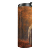 Wolfhound in Herfst laat Herfst inspireren Thermosbeker (Gedraaid links)