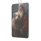 Wolfhound met Sinterklaas Feestelijke Kerstmis Luchtverfrisser (Links)