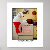 Wolfhound Puck Poster voor Lijst (Voorkant)