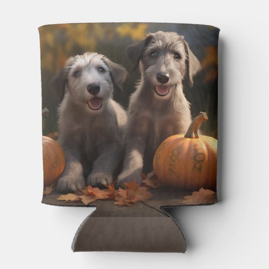 Wolfhound Puppy Herfst Delight Pompoen Blikjeskoeler (Achterkant)