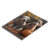 Wolfhound Puppy Herfst Delight Pompoen Notitieboek (Linkerzijde)