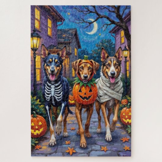 Wolfhound Trick-or-Treating Halloween Costumes Legpuzzel (Verticaal)
