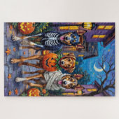 Wolfhound Trick-or-Treating Halloween Kostuums Legpuzzel (Horizontaal)