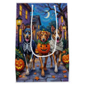 Wolfhound Trick-or-Treating Halloween Kostuums Medium Cadeauzakje (Achterkant)