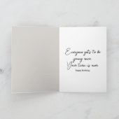 Wolfhound Verjaardag Humor Kaart (Binnen)