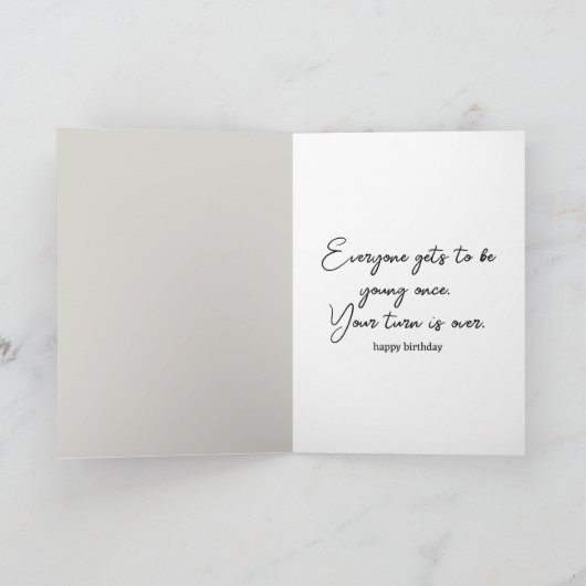 Wolfhound Verjaardag Humor Kaart (Binnen)