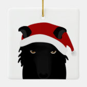 Wolfie Holiday Ornament (Achterkant)