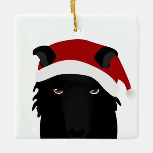 Wolfie Holiday Ornament (Voorkant)