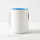 Wolfie-Mok Tweekleurige Koffiemok (Voorkant links)