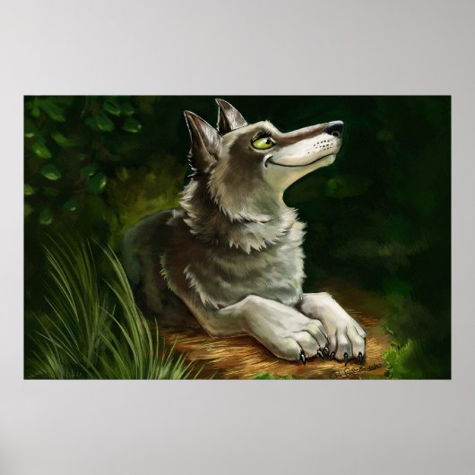 Wolfie Rest Poster (Voorkant)
