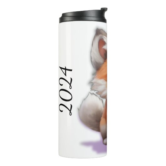 Wolfie! Thermosbeker (Gedraaid links)