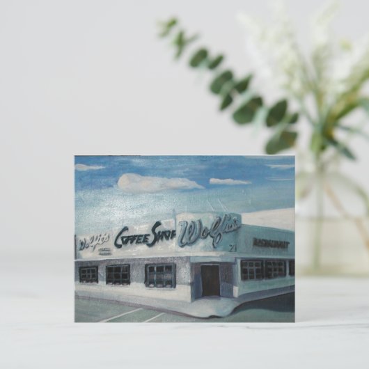 Wolfie's Miami Beach Briefkaart (Staand voorkant)