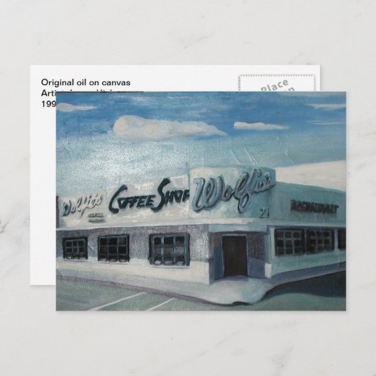 Wolfie's Miami Beach Briefkaart (Voorkant / Achterkant)