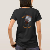 Wolfing down snoep weerwolf T-shirt (Achterkant)