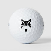 Wolfkop Golfballen (Voorkant)