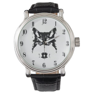 Wolfkop Horloge