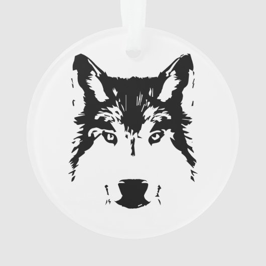 Wolfkop Ornament (achterkant)