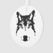 Wolfkop Ornament (voorkant)