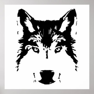 Wolfkop Poster