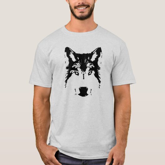 Wolfkop T-shirt (Voorkant)