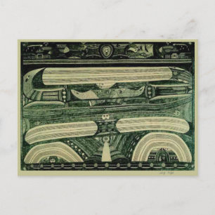 Wölfli 'Petrol' Fine Art Briefkaart