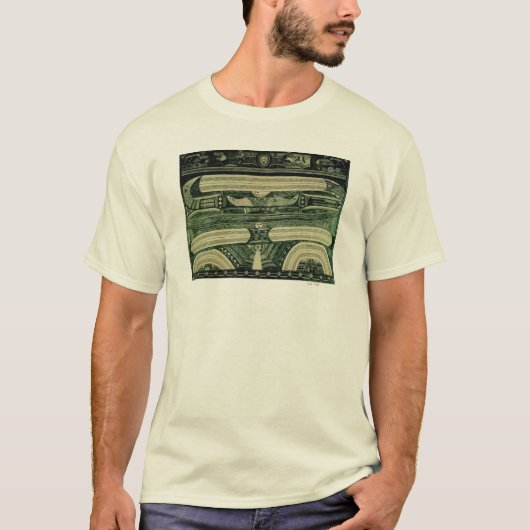 Wölfli "Petrol Fine Art" T-shirt (Voorkant)