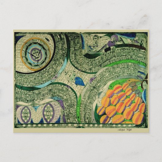 Wölfli "Saint Mary Castle" Fine Art Briefkaart (Voorkant)