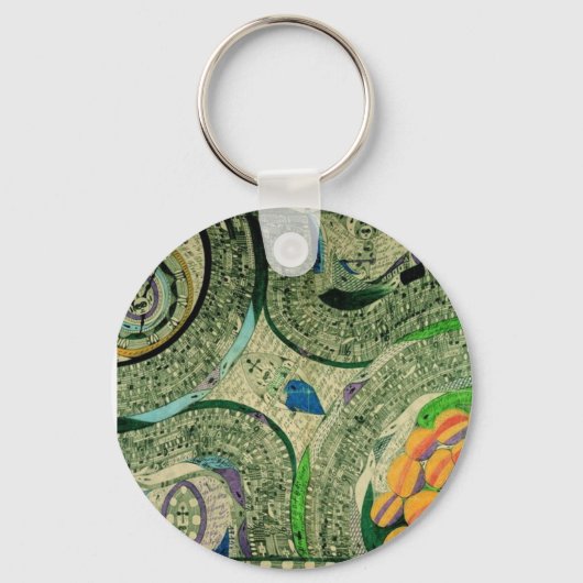 Wölfli "Saint Mary Castle" Fine Art Sleutelhanger (Voorkant)