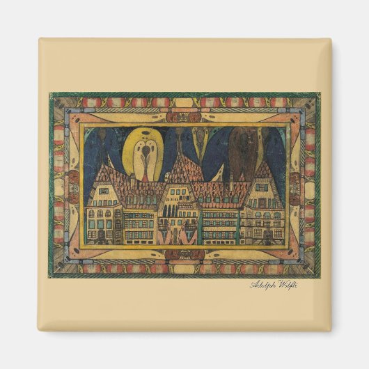 Wölfli "Waldau" Fine Art Magneet (Voorkant)